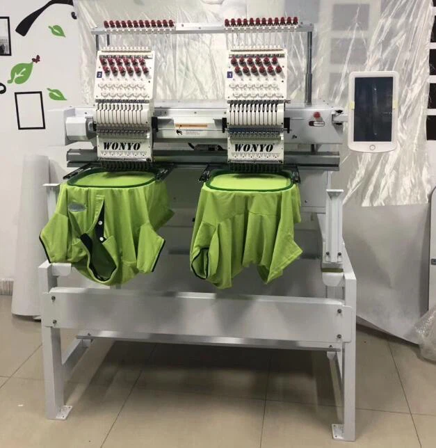 NEW 2 Head Computer Embroidery Machine