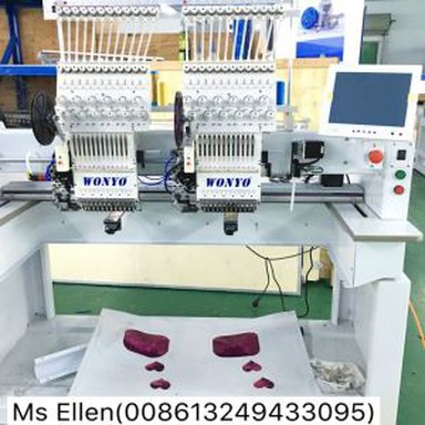 Machine à broder à paillettes informatisée 2 têtes