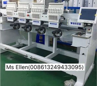 Machine à grande vitesse de broderie principale de WONYO 4 avec le logiciel WY1204CH de Wilcom