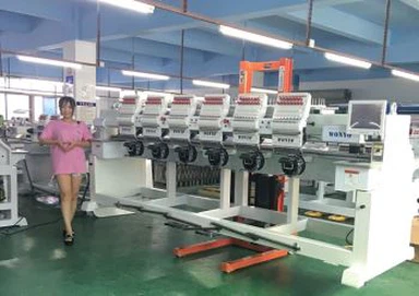 WONYO 6 tête broderie machine faisant le logo usure