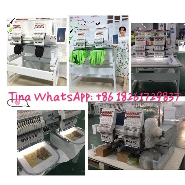 Best 2 Head Computer Embroidery Machine With Good Quality Embroidery Machine Price