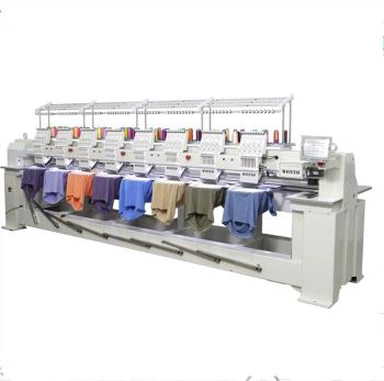 Machine de broderie d'ordinateur de 8 têtes pour la broderie de T-shirt