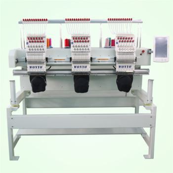Machine à broder 3 tête informatisée pour le Ghana