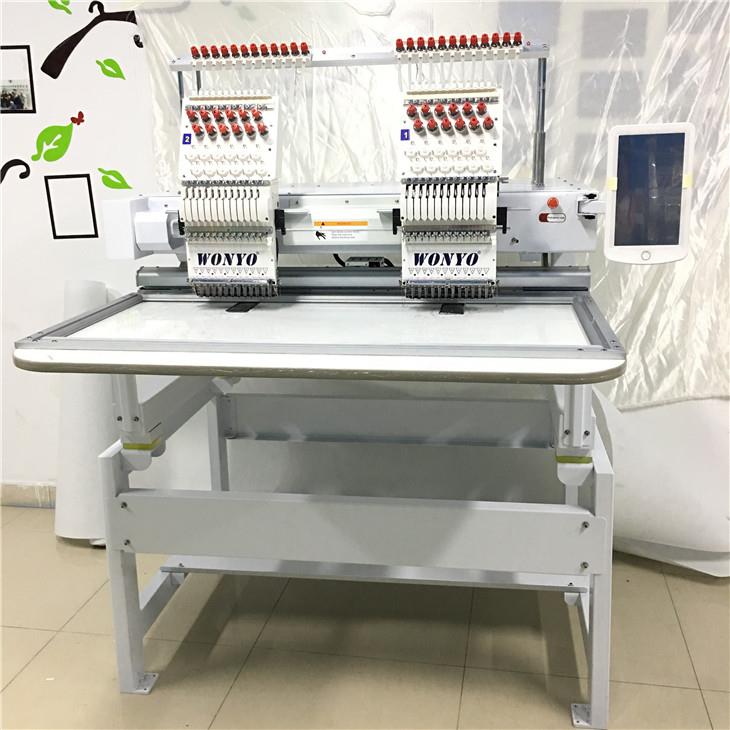 WONYO 2 tête 12 aiguilles compacte Chine Machine à broder Fabricant