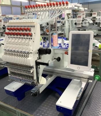 Aiguilles de la tête 15 de la machine 1 de broderie de chapeau pour la broderie 400 * 600mm de vêtements