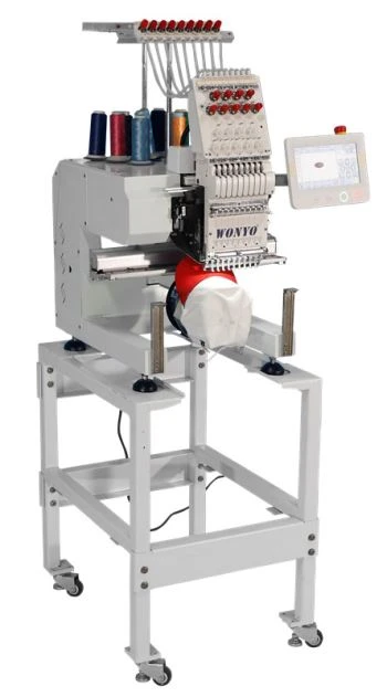 Machine à broder simple automatique à 9 aiguilles