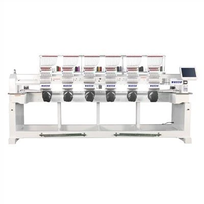 Machine à broder informatisée automatique 6 tête