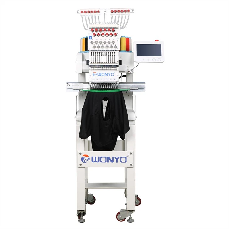 Wonyo Hot Sales Single Head Computerized Embroidery Machine For Industry